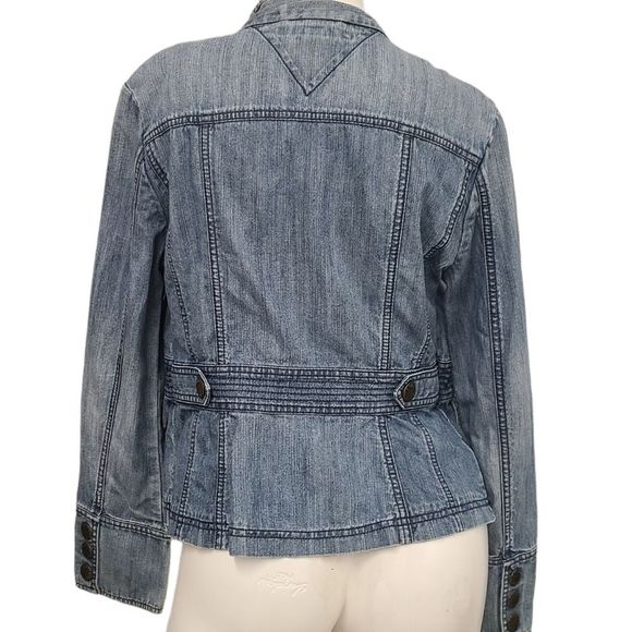 Vintage 90's Tommy Hilfiger Jean Jacket size Medium - Picture 5 of 9